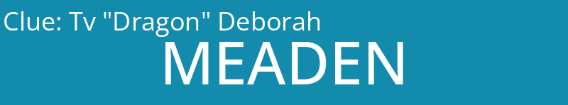 Tv "Dragon" Deborah