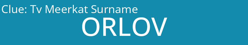 Tv Meerkat Surname