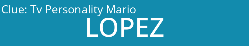 Tv Personality Mario