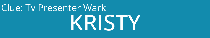 Tv Presenter Wark