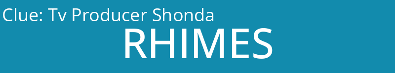 Tv Producer Shonda
