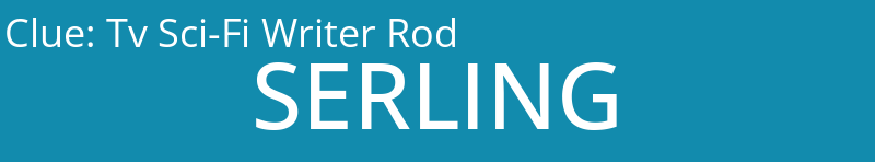 Tv Sci-Fi Writer Rod