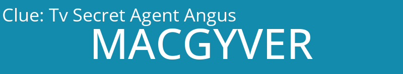 Tv Secret Agent Angus