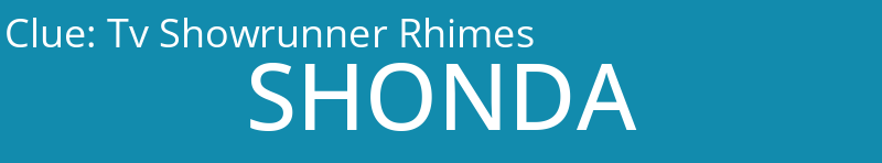 Tv Showrunner Rhimes