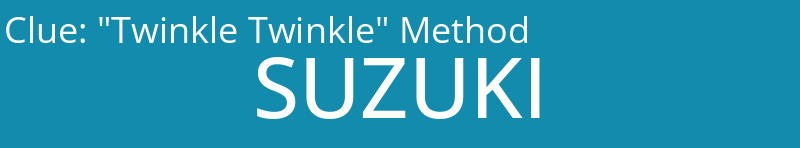 "Twinkle Twinkle" Method