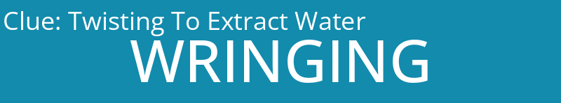 Twisting To Extract Water