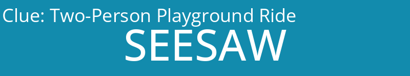 Two-Person Playground Ride
