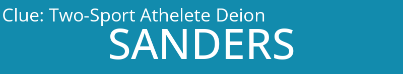 Two-Sport Athelete Deion
