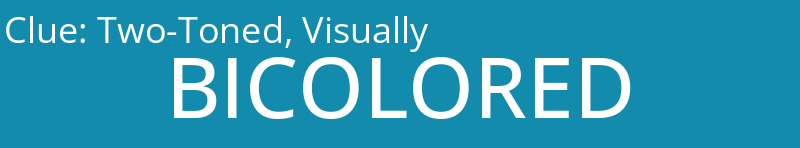 Two-Toned, Visually