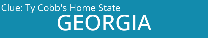Ty Cobb's Home State