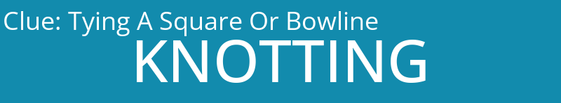 Tying A Square Or Bowline