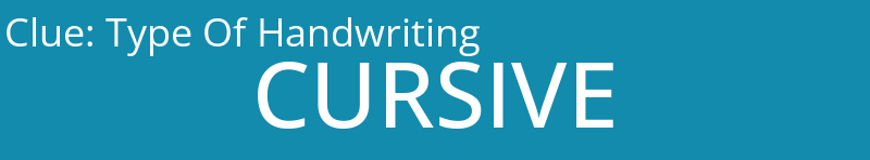 Type Of Handwriting