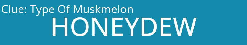 Type Of Muskmelon