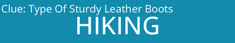 Type Of Sturdy Leather Boots