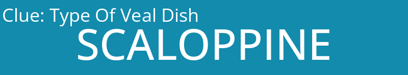 Type Of Veal Dish