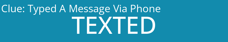 Typed A Message Via Phone