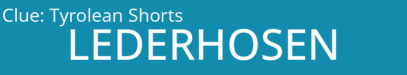 Tyrolean Shorts