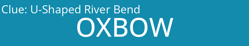 U-Shaped River Bend