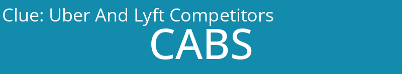 Uber And Lyft Competitors