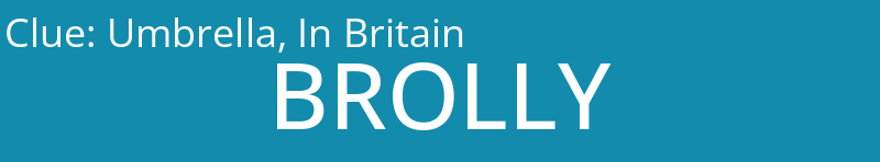 Umbrella, In Britain