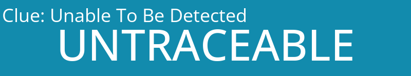 Unable To Be Detected