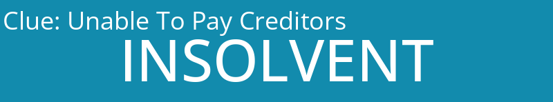 Unable To Pay Creditors