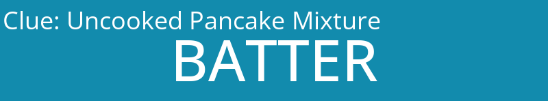 Uncooked Pancake Mixture