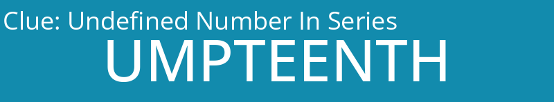 Undefined Number In Series