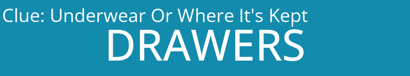 Underwear Or Where It's Kept