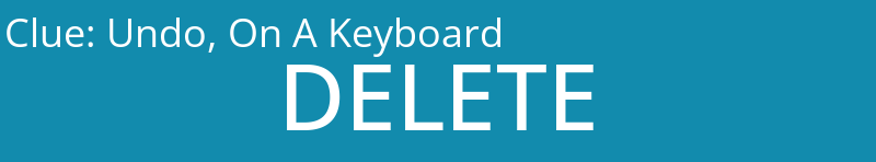 Undo, On A Keyboard