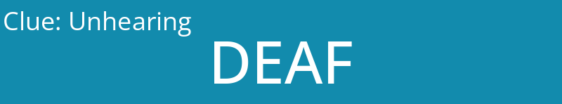Unhearing