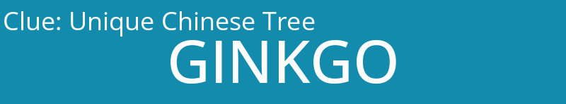 Unique Chinese Tree