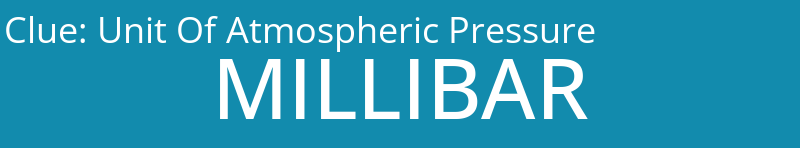 Unit Of Atmospheric Pressure