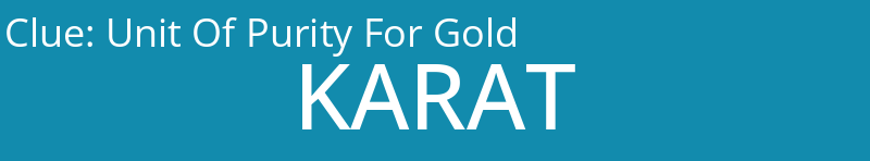 Unit Of Purity For Gold