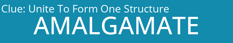 Unite To Form One Structure