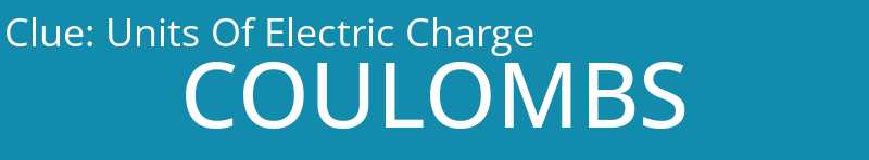 Units Of Electric Charge