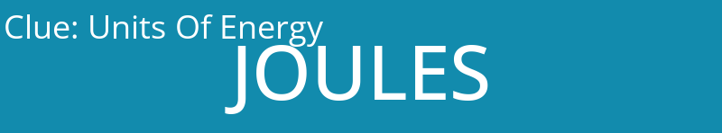 Units Of Energy