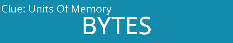 Units Of Memory