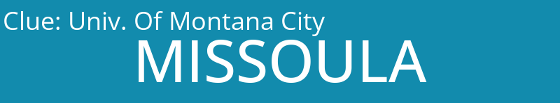 Univ. Of Montana City