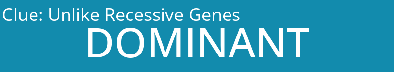 Unlike Recessive Genes 