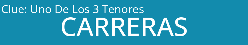 Uno De Los 3 Tenores