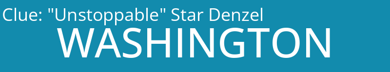 "Unstoppable" Star Denzel