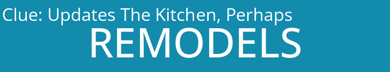 Updates The Kitchen, Perhaps