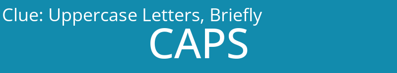Uppercase Letters, Briefly