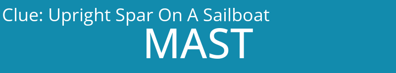 Upright Spar On A Sailboat
