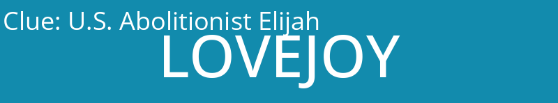 U.S. Abolitionist Elijah