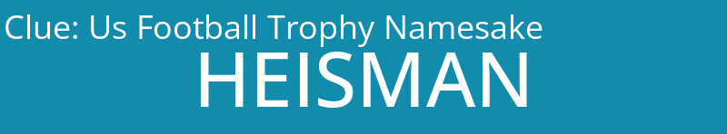 Us Football Trophy Namesake