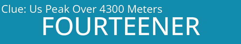 Us Peak Over 4300 Meters