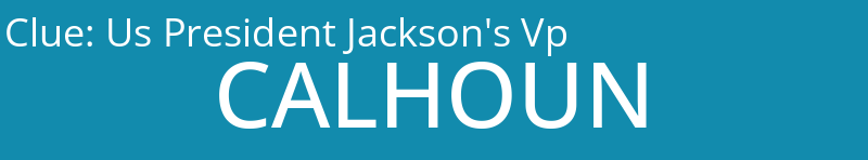 Us President Jackson's Vp