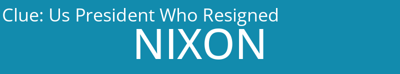 Us President Who Resigned